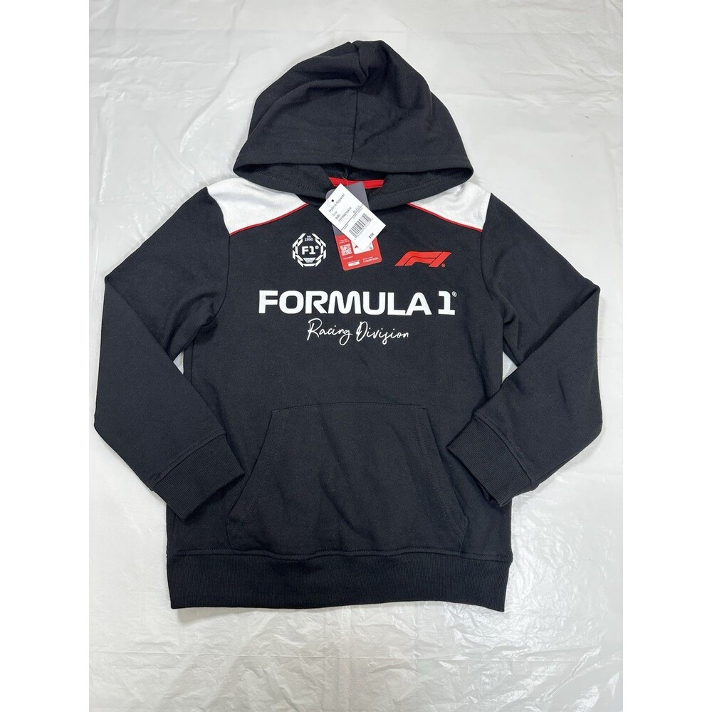 Formula 1 Hoodie Kids Size S 8 Black New Miami 2025 Racing Division Graphic A1
